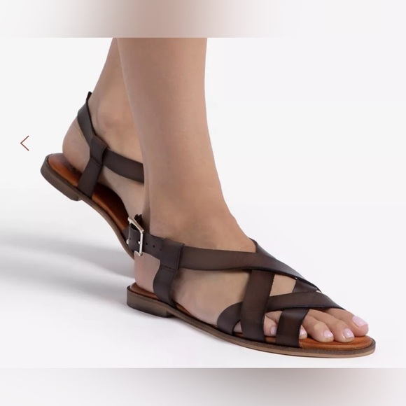 NWOB Penelope Childers- Buttercup Sandals in Color Bitter Chocolate. Size EU 36 - Picture 2 of 11